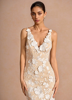 Robe Longue Blanc Cireth image5