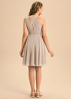 Azazie Charlize Junior Klä av A-Line i Chiffong Plisserad image2