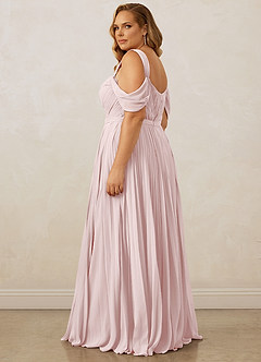 Christian Siriano Bridal for Azazie 1013 Bridesmaid Dresses Blushing Pink A-Line Off the Shoulder Chiffon Dress image15