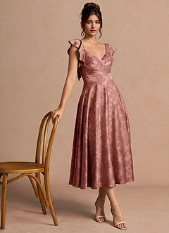 Leilani Vintage Rose Midi Dress image3