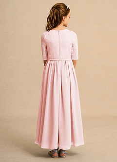 Azazie Pippin Junior Formal Flower Girl Klänningar Klä A-Line i Spets image2