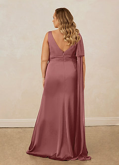 Christian Siriano Bridal for Azazie 1011 Robes de demoiselle d'honneur Robe Sirène en Satin extensible Arc Améthyste image19