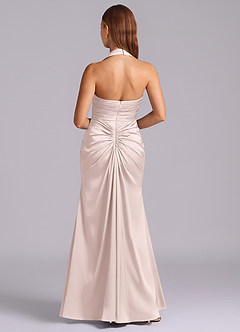 Azazie Destiny Suknie dla druhen Syrena Dekolt w kształcie serca Satyna elastyczna Do ziemi Sukienka image2