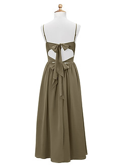 Azazie Zeya Junior Willow Green A-Line Chiffon Dress image8