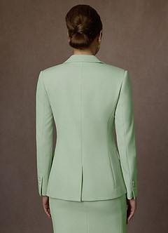 front Kennedy Dusty Sage Vestido estruturado com elastano