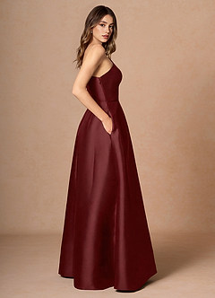 Adrianna Merlot Maxi Dress image2