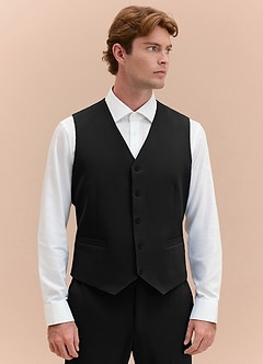 front James Nero Gilet da abito