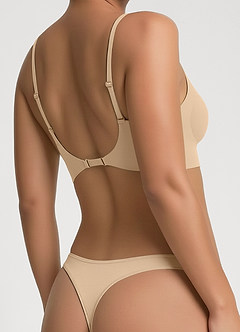 front Jelly Cup bh med lav ryg