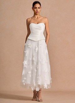 Robe Longue Albâtre Blanc Jovette image3