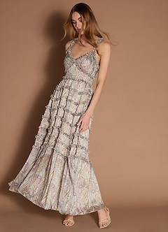 Elaine Spring Paisley Maxi Dress image3