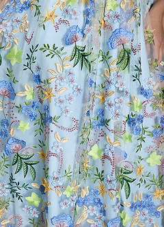 Sandy Sky Blue Multi Midi Dress image3