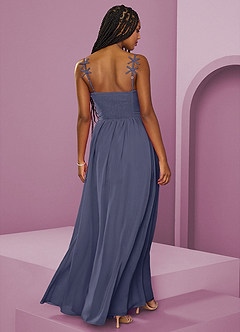 Barbie ♥ Azazie Bridesmaid Dresses Stormy A-Line Pleated Chiffon Dress image14