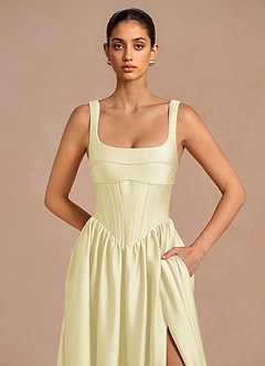 Kleid Lucretia Zitronengrün image6