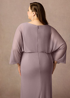 Azazie Ysabella Abiti per la Madre della Sposa Abito Sirena in Maglia Plissettato Dusk image11