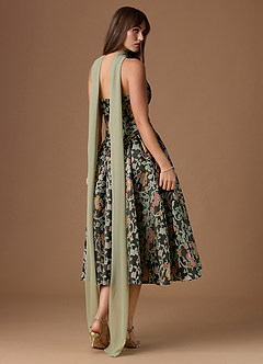 Vestido Jardín De Medianoche Midi Desy image2