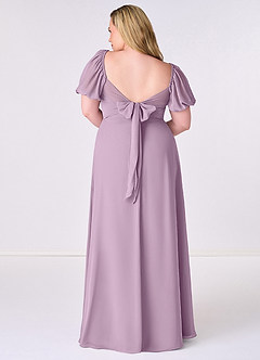 Barbie ♥ Azazie Bridesmaid Dresses Wisteria A-Line Pleated Chiffon Dress image8