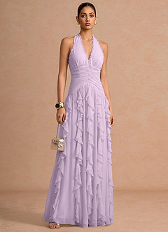 Sylvie Frosted Lilac Maxi Dress image4