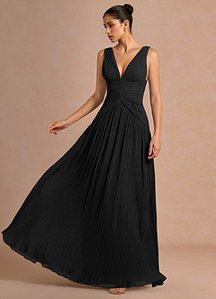Lupita Czarny Maxi sukienka image3