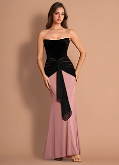 Urielle Light Pink Maxi Dress image1