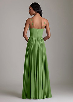 Azazie Akiko Bridesmaid Dresses Basil A-Line Sweetheart Neckline Chiffon Dress image5