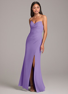 Azazie Yola Bridesmaid Dresses Tahiti Sheath Pleated Chiffon Convertible Dress image3