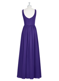 Azazie Keyla Bridesmaid Dresses Regency A-Line V-Neck Pleated Chiffon Dress image24