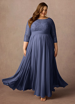 Azazie Carmena Mother of the Bride Dresses Stormy A-Line Sequins Chiffon Dress image12