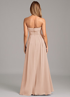 Azazie Lucienne Bridesmaid Dresses English Rose A-Line Strapless Chiffon Convertible Dress image5