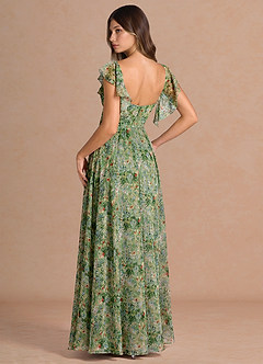 Leilani Green Floral Maxi Dress image5