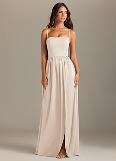 Azazie Calianna Bridesmaid Dresses White Alabaster A-Line Off the Shoulder Stretch Satin Convertible Dress image8