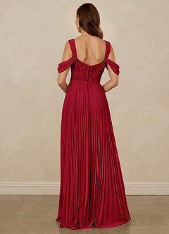 Christian Siriano Bridal for Azazie 1013 Bridesmaid Dresses Scarlet A-Line Off the Shoulder Chiffon Dress image3