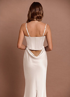 Vestido Crema Largo Lirielle  image12