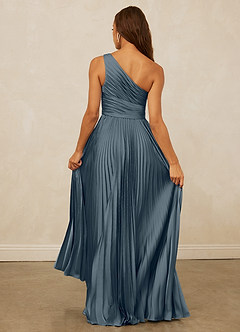 Christian Siriano Bridal for Azazie 1008 Brautjungfernkleider A-Linie One-Shoulder Stretch-Satin Kleid Zwielichtviolett image7