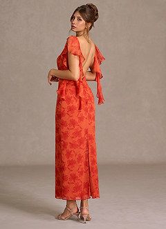 Evinah Tangerine Maxi Dress image4