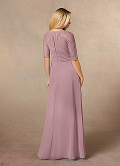 Azazie Barrymore Mother of the Bride Dresses A-Line Scoop lace Chiffon Floor-Length Dress image12