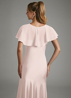 Azazie Carly Brautjungfernkleider Wandelbar Meerjungfrau-Linie Plissee Stretch-Satin Kleid Zartrosa image7
