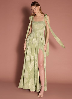 Anesa Celadon Bow Maxi Dress image1