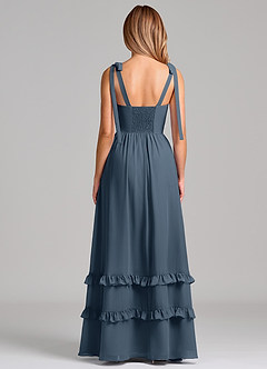 Azazie Anastacia Bridesmaid Dresses Neptune A-Line Sweetheart Neckline Chiffon Dress image2