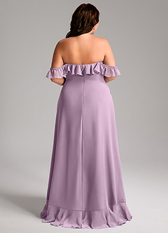 Azazie Lyra Bridesmaid Dresses Wisteria A-Line Chiffon Convertible Dress image12