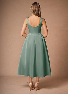 Robe Mi-Longue Sauge Vintage Casey image2