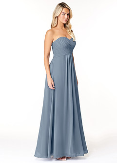 Azazie Yazmin Bridesmaid Dresses Twilight A-Line Sweetheart Neckline Chiffon Convertible Dress image5