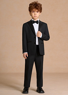front Michael Black Boys Peak Lapel Tuxedos