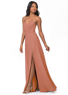 Azazie Everleigh Bridesmaid Dresses MAI TAI A-Line Sweetheart Pleated Chiffon Dress image6