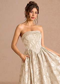 Sadie Creme Midikjole image6