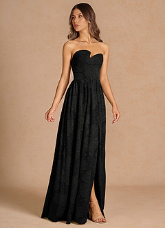 Maxi jurk Philomena Zwart image5