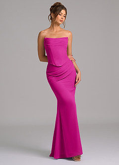 Azazie Sorrel Suknie dla druhen Syrena Gorset Szyfon Do ziemi Sukienka image7