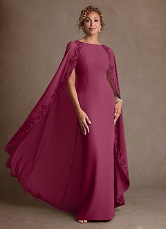 Azazie Artemisia 신부의 어머니 드레스 쉬스 레이스 쉬폰 플로어 길이 드레스 image5