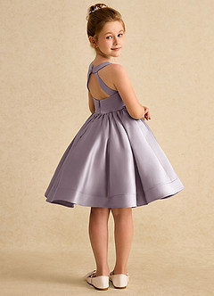 Azazie Julietta Robe Demoiselle D'honneur Fillette Robe Princesse en Tulle Convertible Crépuscule image8