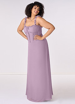 Barbie ♥ Azazie Bridesmaid Dresses Wisteria A-Line Sweetheart Neckline Chiffon Dress image8