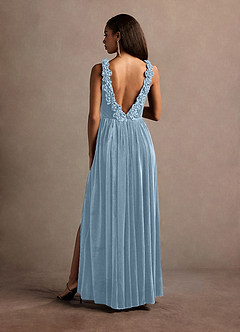 Katniss Powder Blue Rose Gown image3
